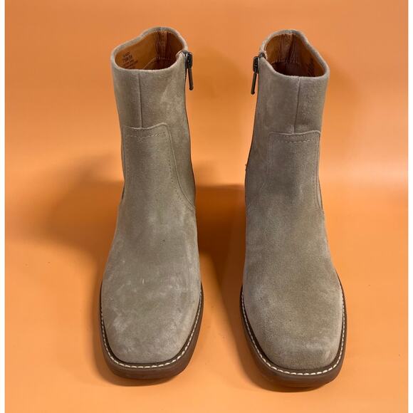 Lucky Brand Kazey Boots Square Toe Tan Women's Size 7.5M 38 EUR - Picture 7 of 7